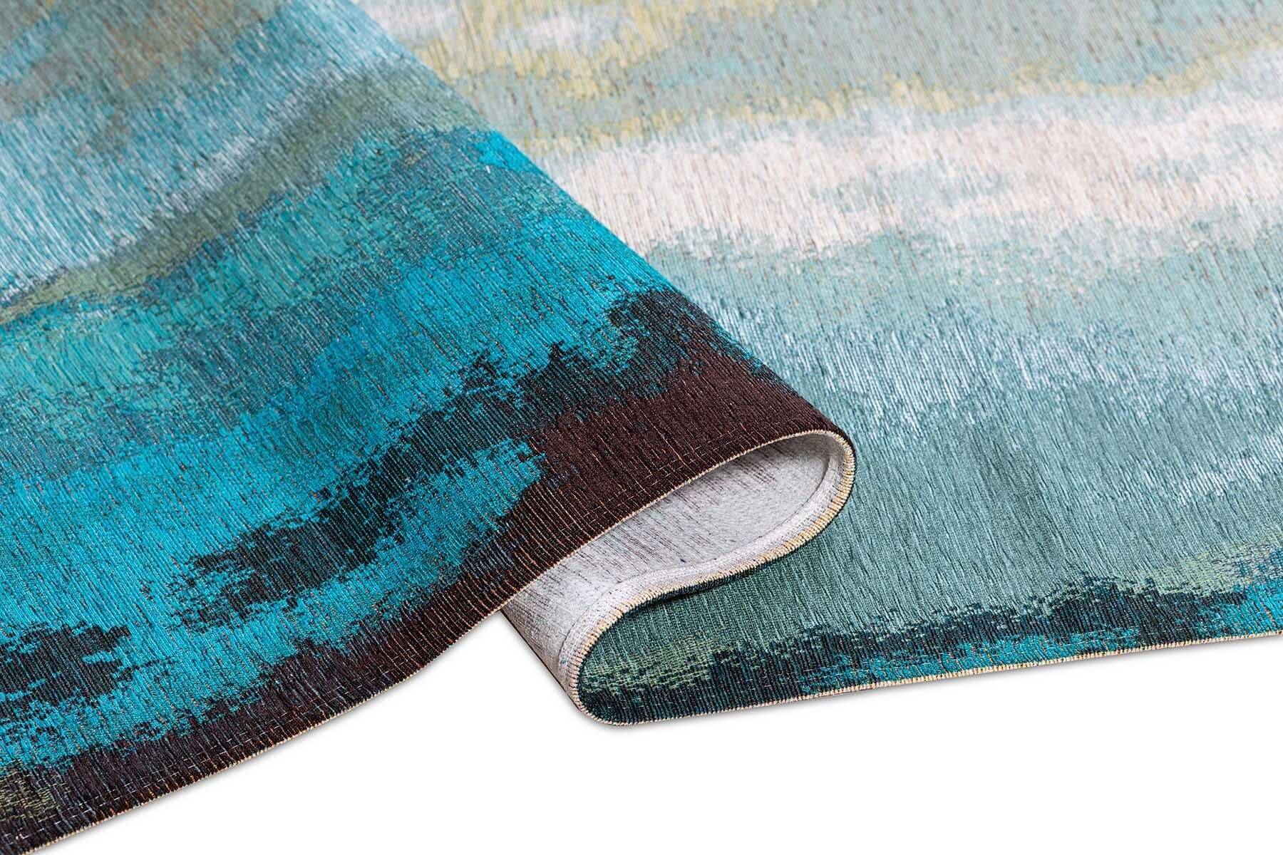 Vintage Teppich LAGUNA AQUA 160x230 cm - Waschbarer Teppich – Bild 3